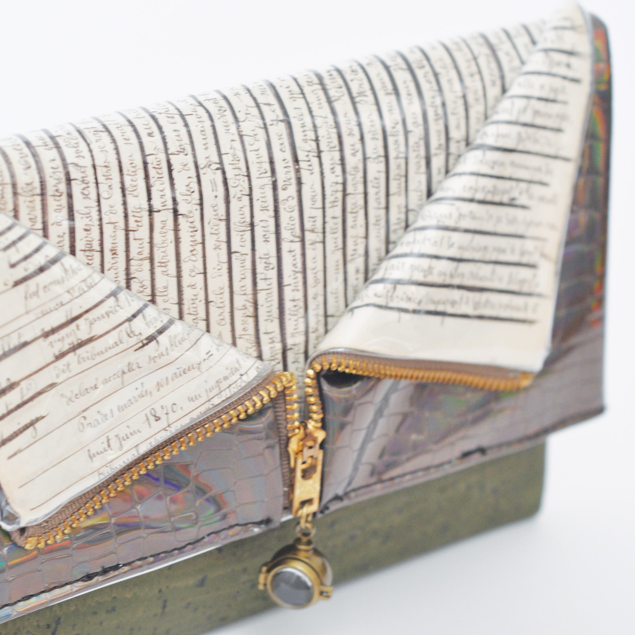1800's French Will - Reveal Clutch *Made-To-Order*