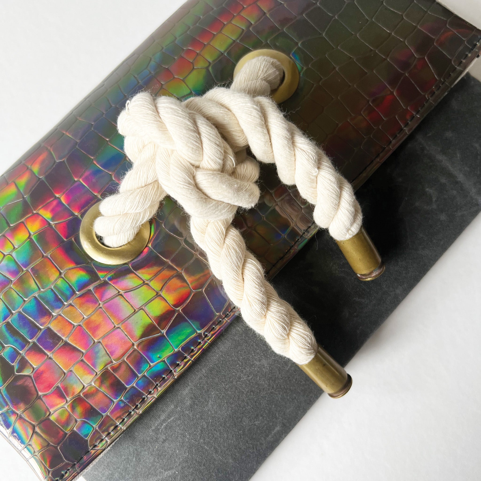 Knotted Lustrous Leatherette