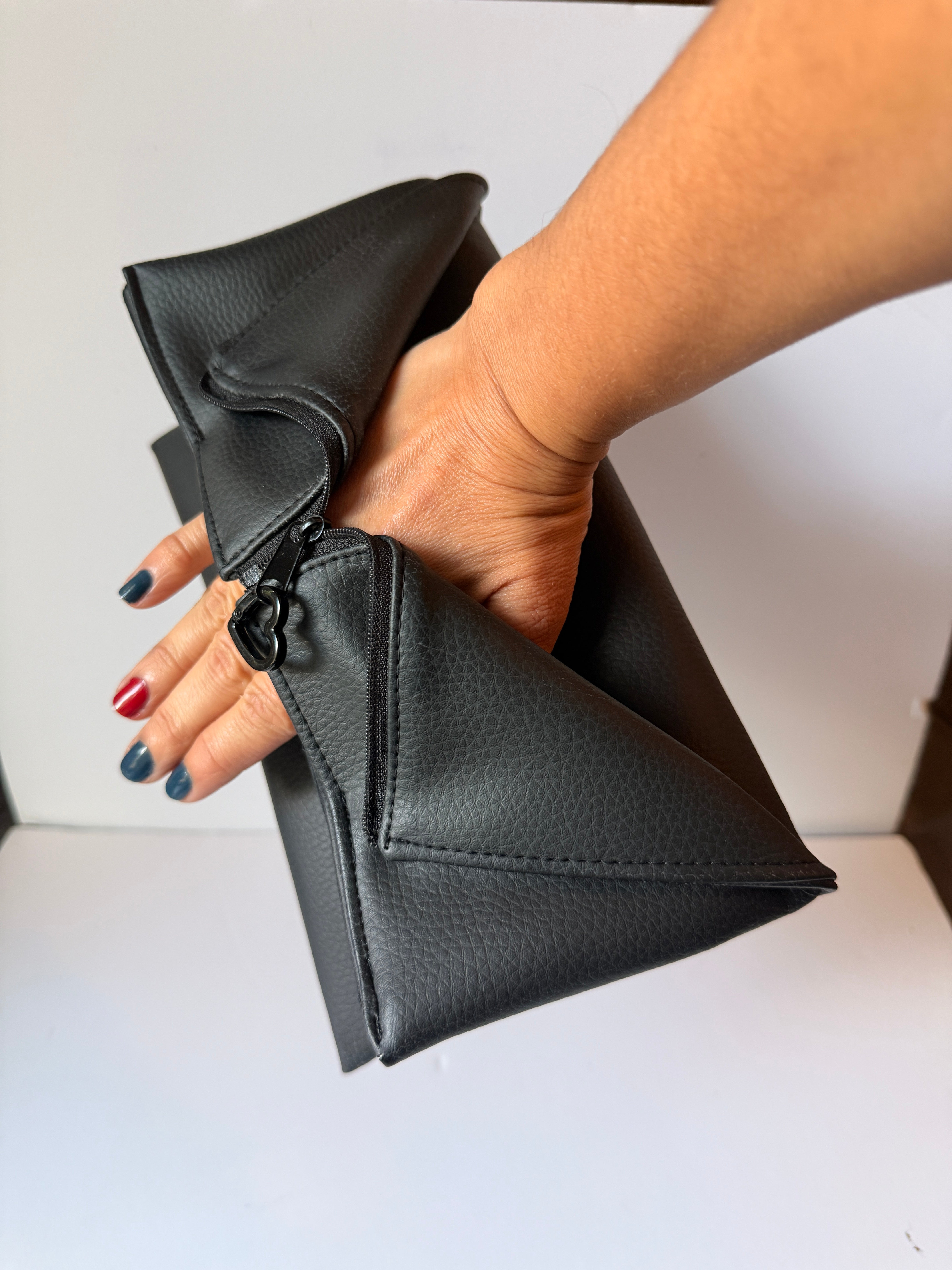 Matte Black Reveal Clutch