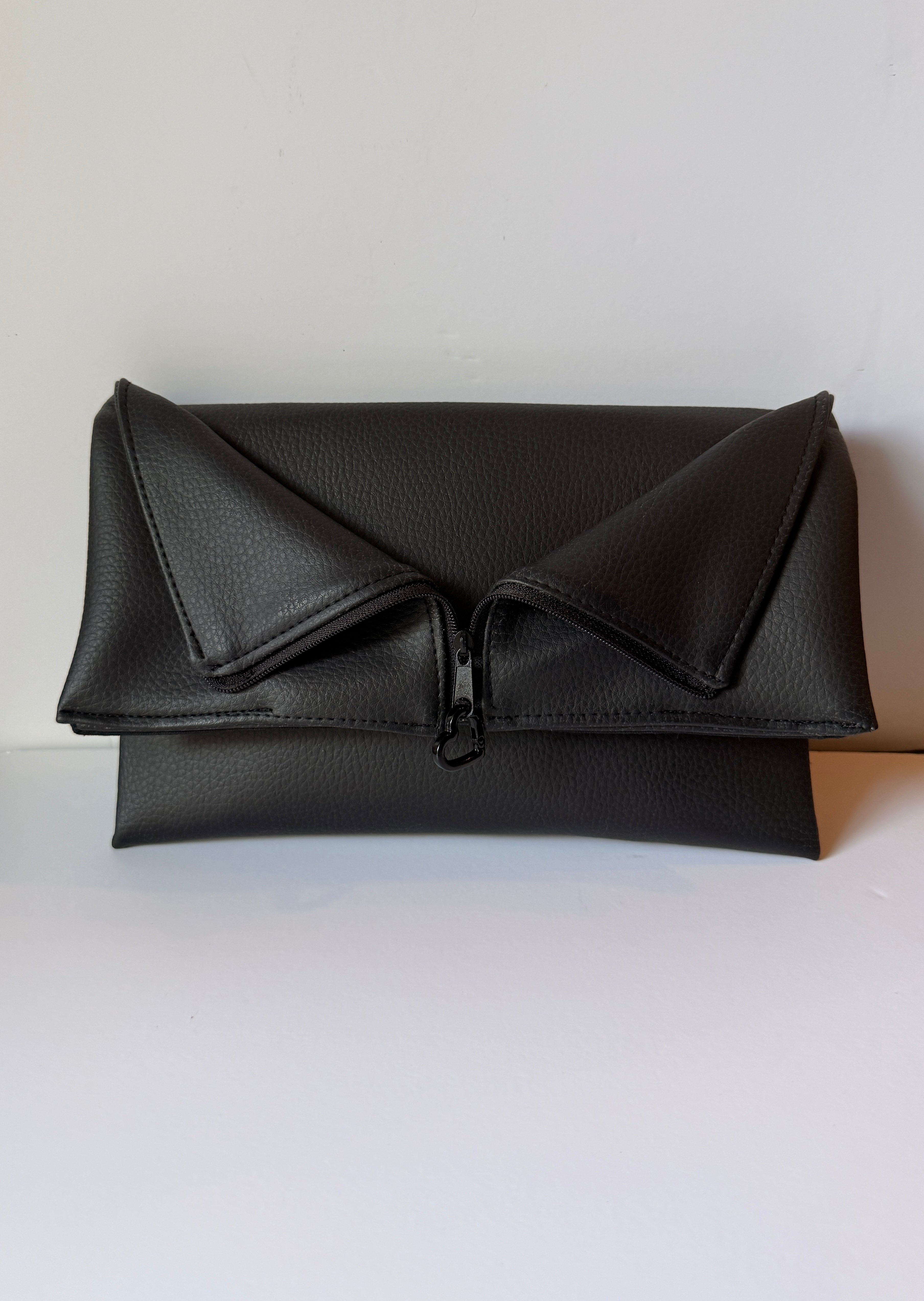 Matte Black Reveal Clutch