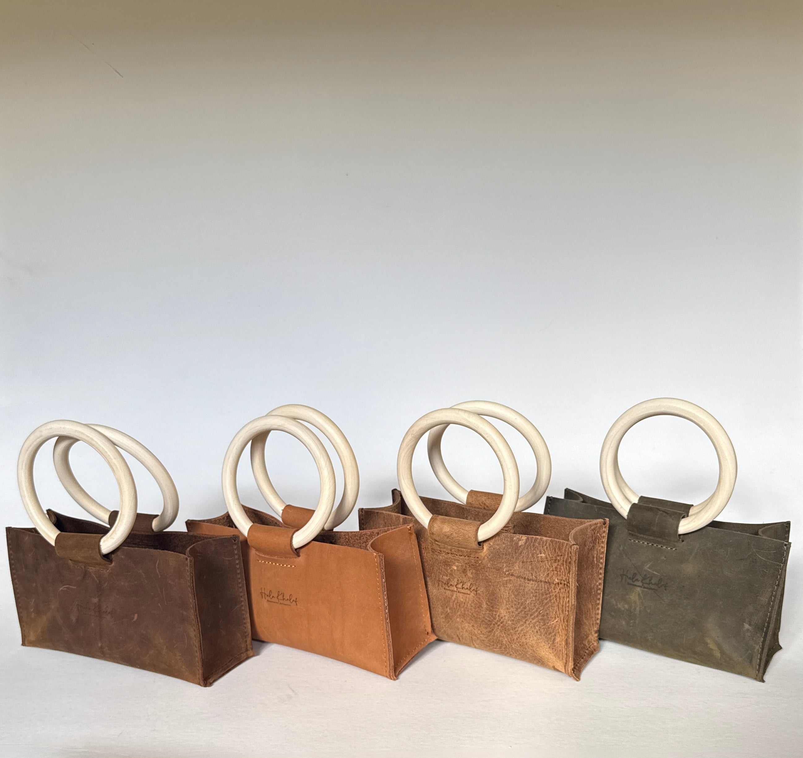 Mini Open Top Leather Tote
